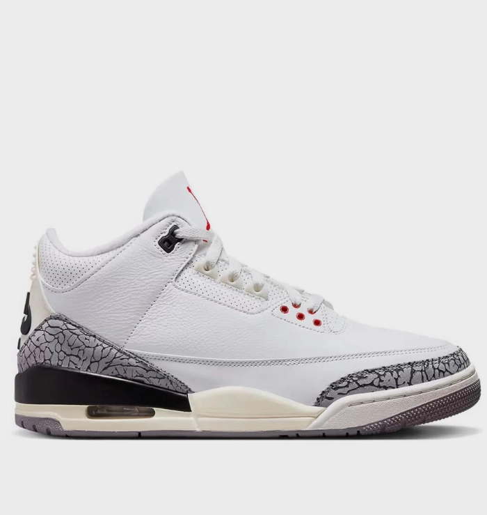 Nike Air Jordan 3 Retro White Cement Reimagined Compact Build