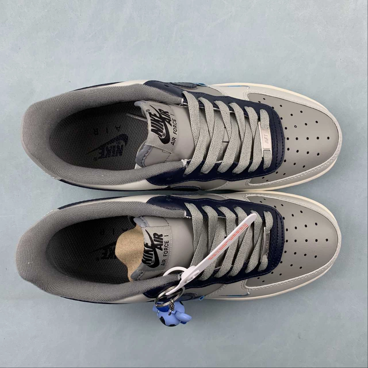 Air Soft Open Mesh Air Force 1 07 Low Joker Gray Dark Blue XL2312-222