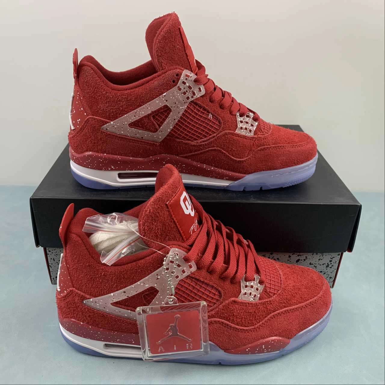Air Jordan 4 Retro Oklahoma Sooners AJ4-1043530 Outdoor Gear Fashion Accent