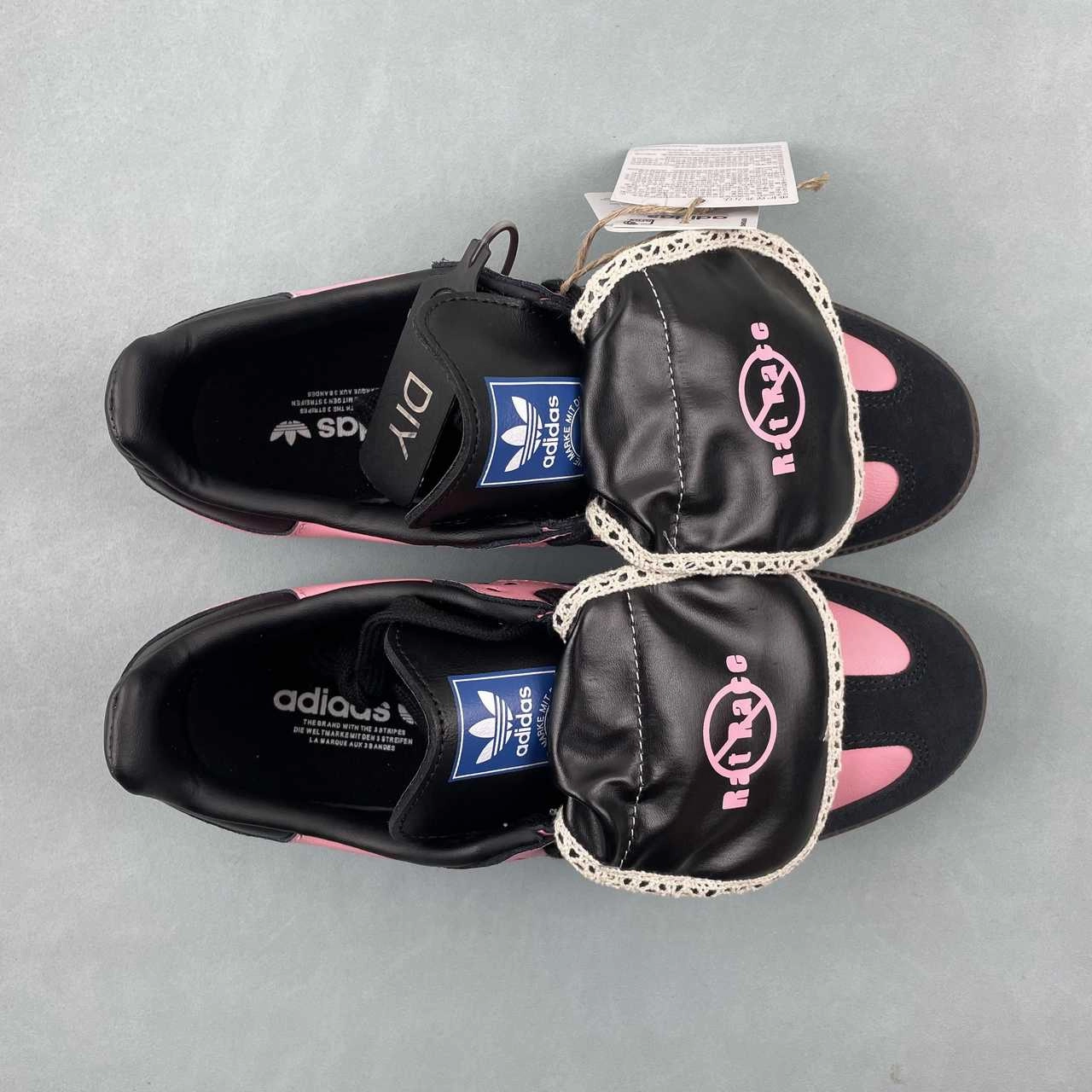 Stand Long All Day Comfort Adidas SAMBA OG Pink Black B75807