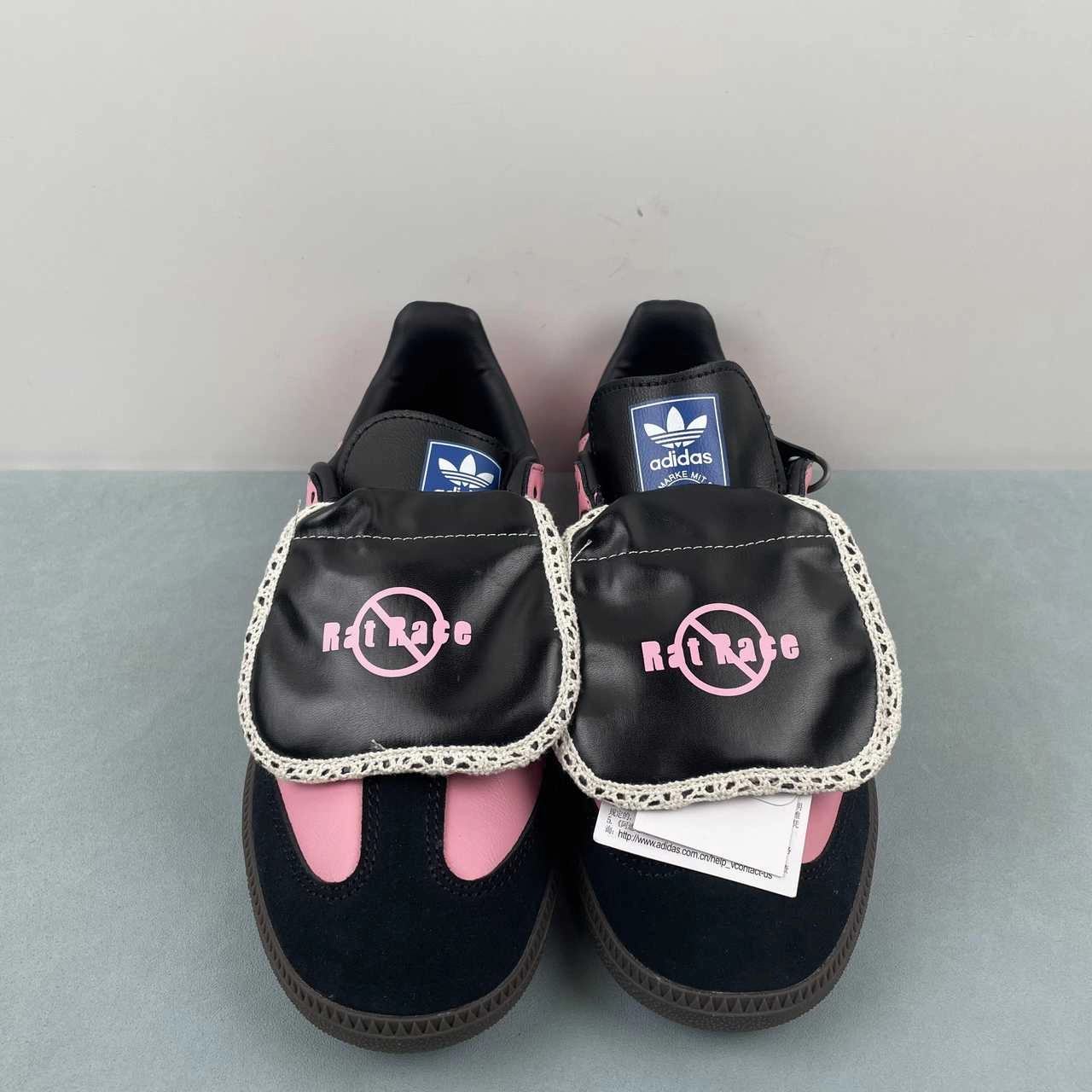 Moisture wicking Adidas SAMBA OG Pink Black B75807