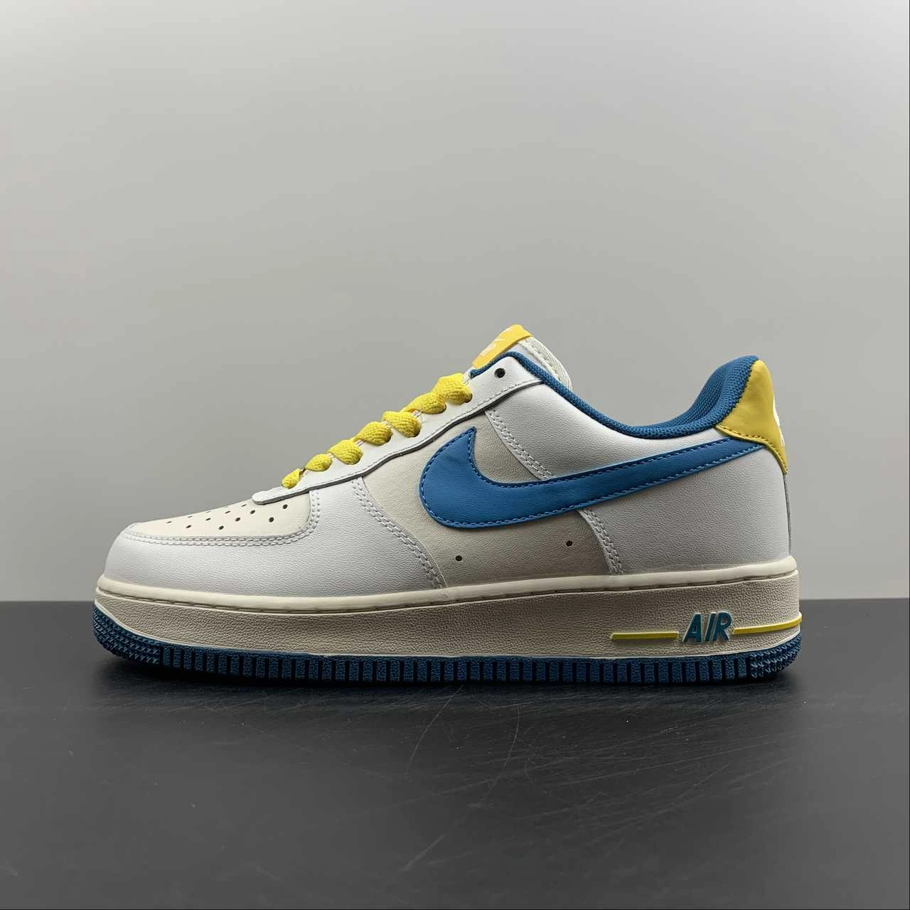 Match Go All Rounder Air Force 1 07 LV8 2 White Blue CW3388-203