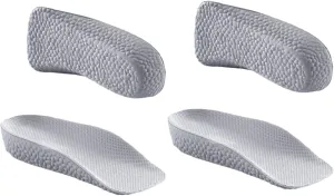 SOIMISS 2Pairs Heightening Insoles for Men Women Invisible Shoe Pads for Comfort Support Breathable Design for Sports Casual Footwear Lightweight Shock Absorbing Height