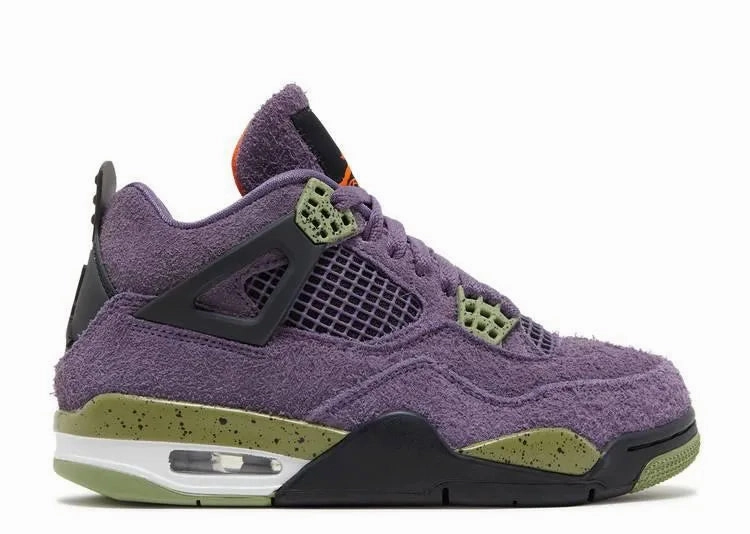 Air Jordan 4 Canyon Purple  (W) Anatomical Footbed Design