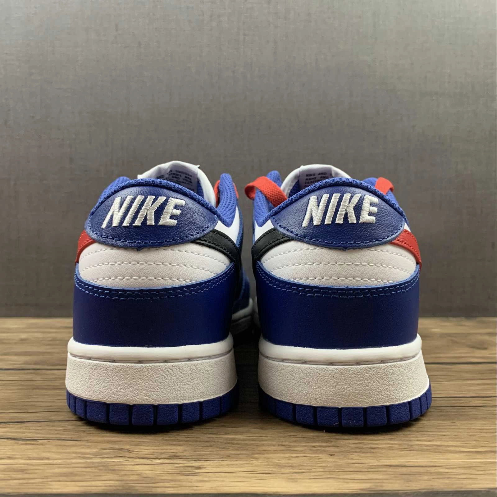 Multi Directional Flex Multi-sport SB Dunk Low White Bright Crimson Game Royal Black CW1590-104