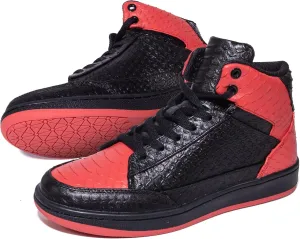 Soulsfeng Unisex Basketball Shoes Leather High Top Sneakers Comfortable Walking Skate Shoes