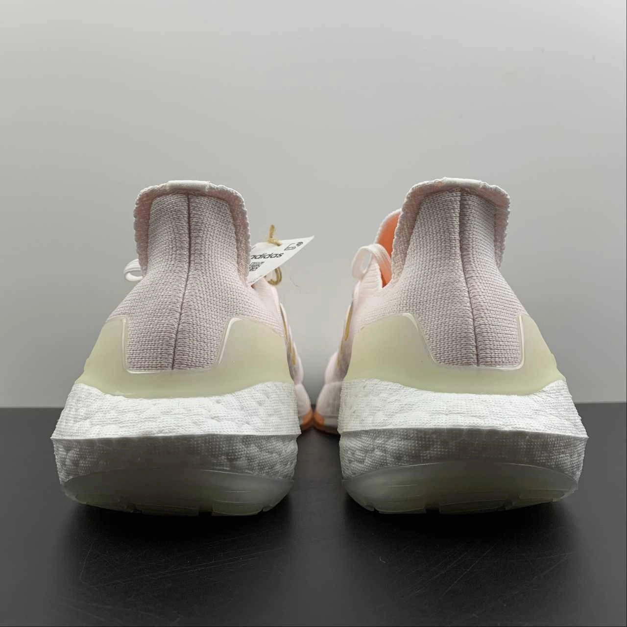 Adidas UltraBoost 22 White Orange Quick Errands Footwear Essential