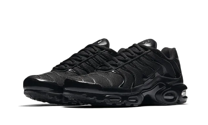 Nike Air Max Plus Triple Black running for religious events