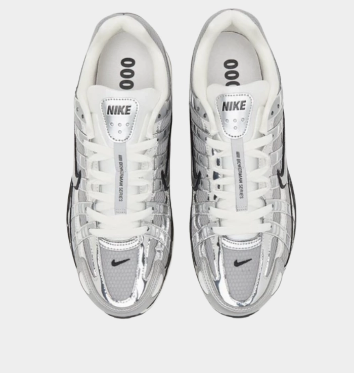 Nike P-6000 Metallic Silver Reinforced Stitch Bonding MachineWashable