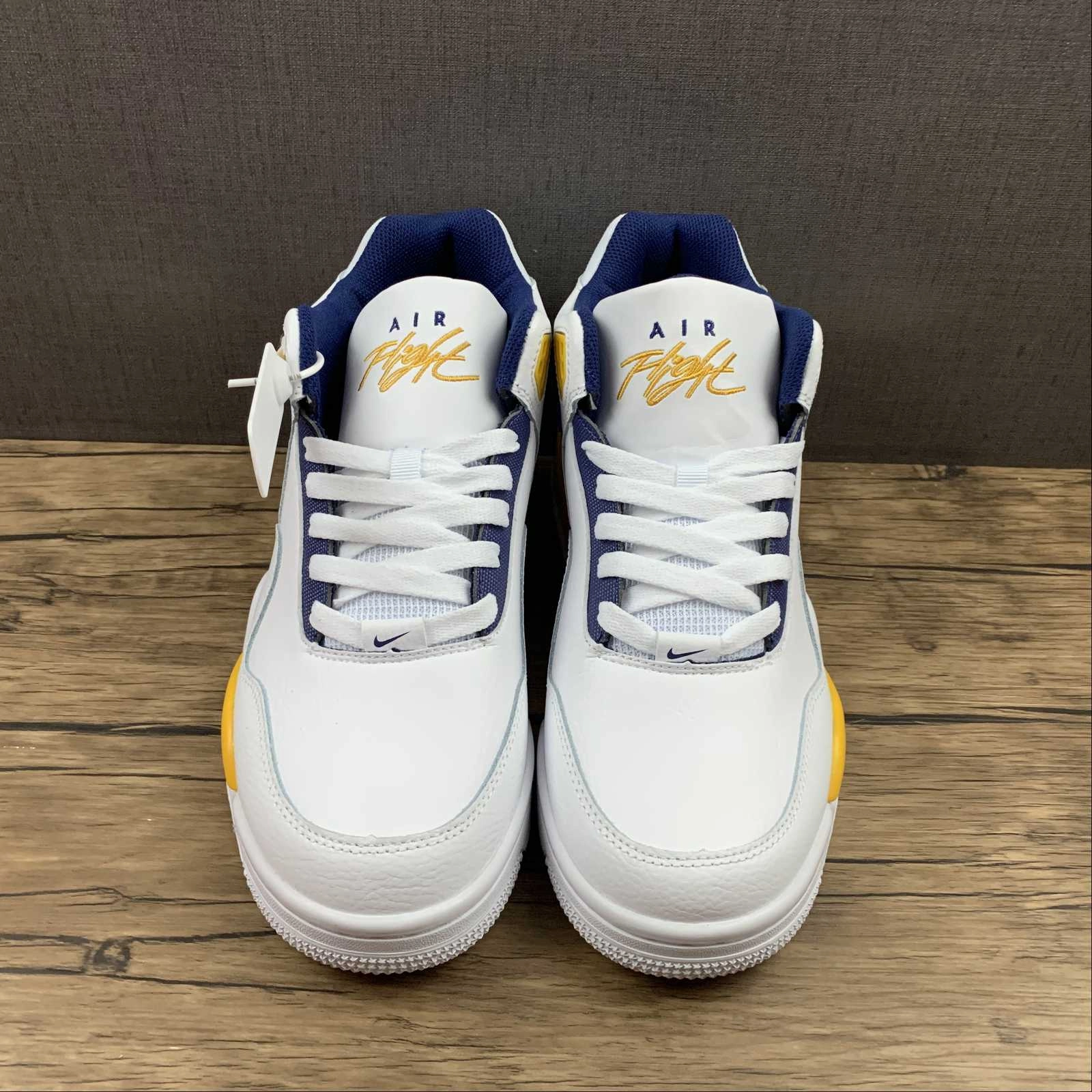 quality shoes Air Flight Legacy White Blue Yellow BQ4212-102