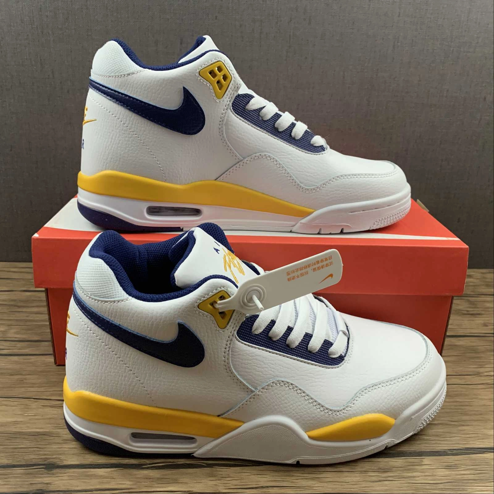 Air Flight Legacy White Blue Yellow BQ4212-102 Responsive Use