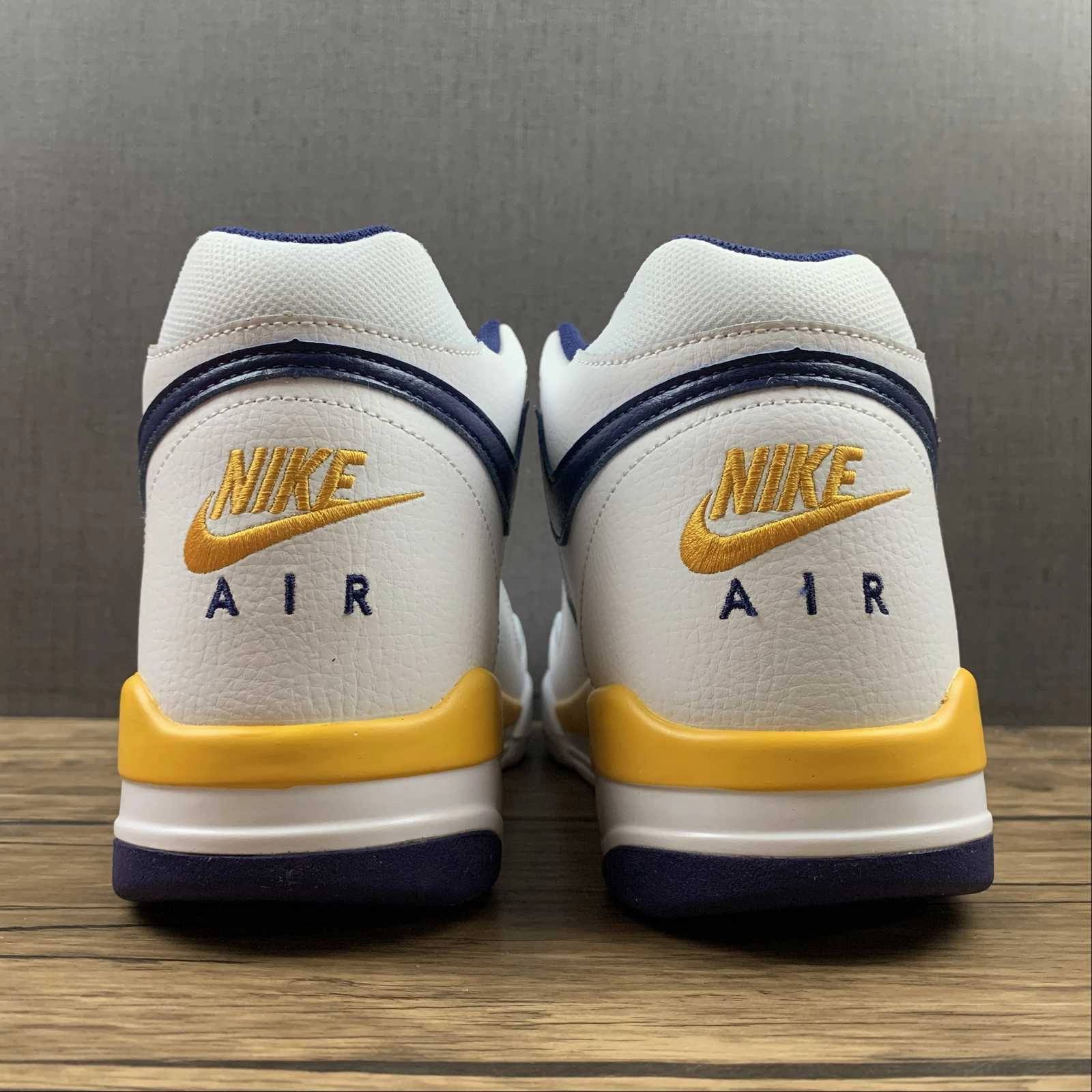Asymmetric Lacing System Air Flight Legacy White Blue Yellow BQ4212-102