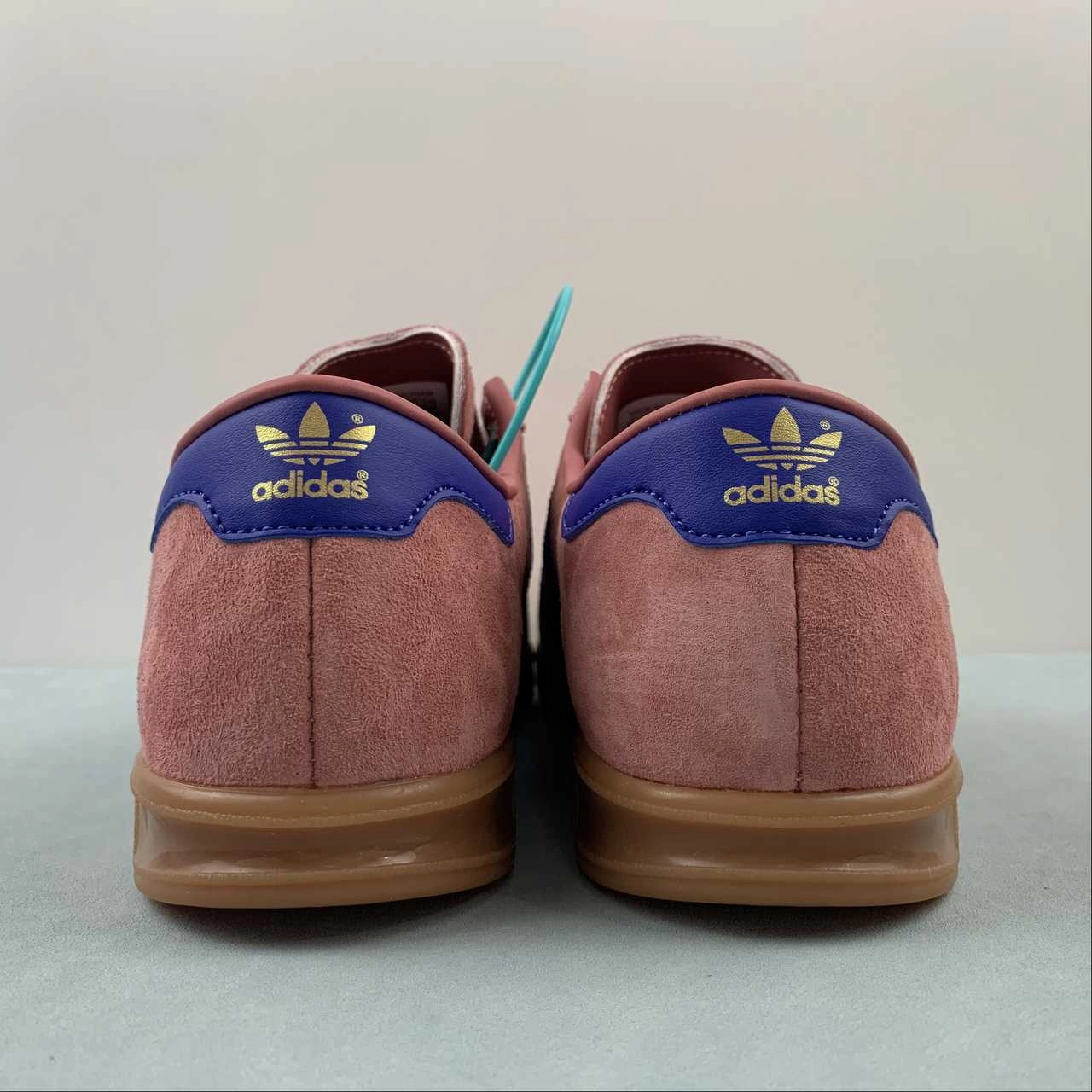 Leather - Upper custom - fit Adidas Hamburg Rose Blue Gum H00446