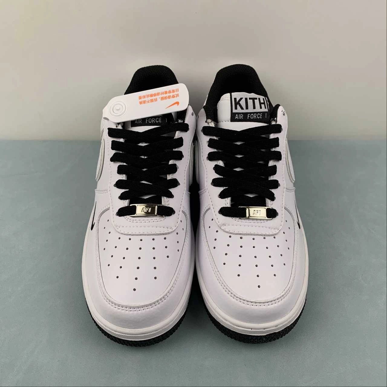 Kith x Air Force 1 07 Low White Black KT1659-001 Slow Pace