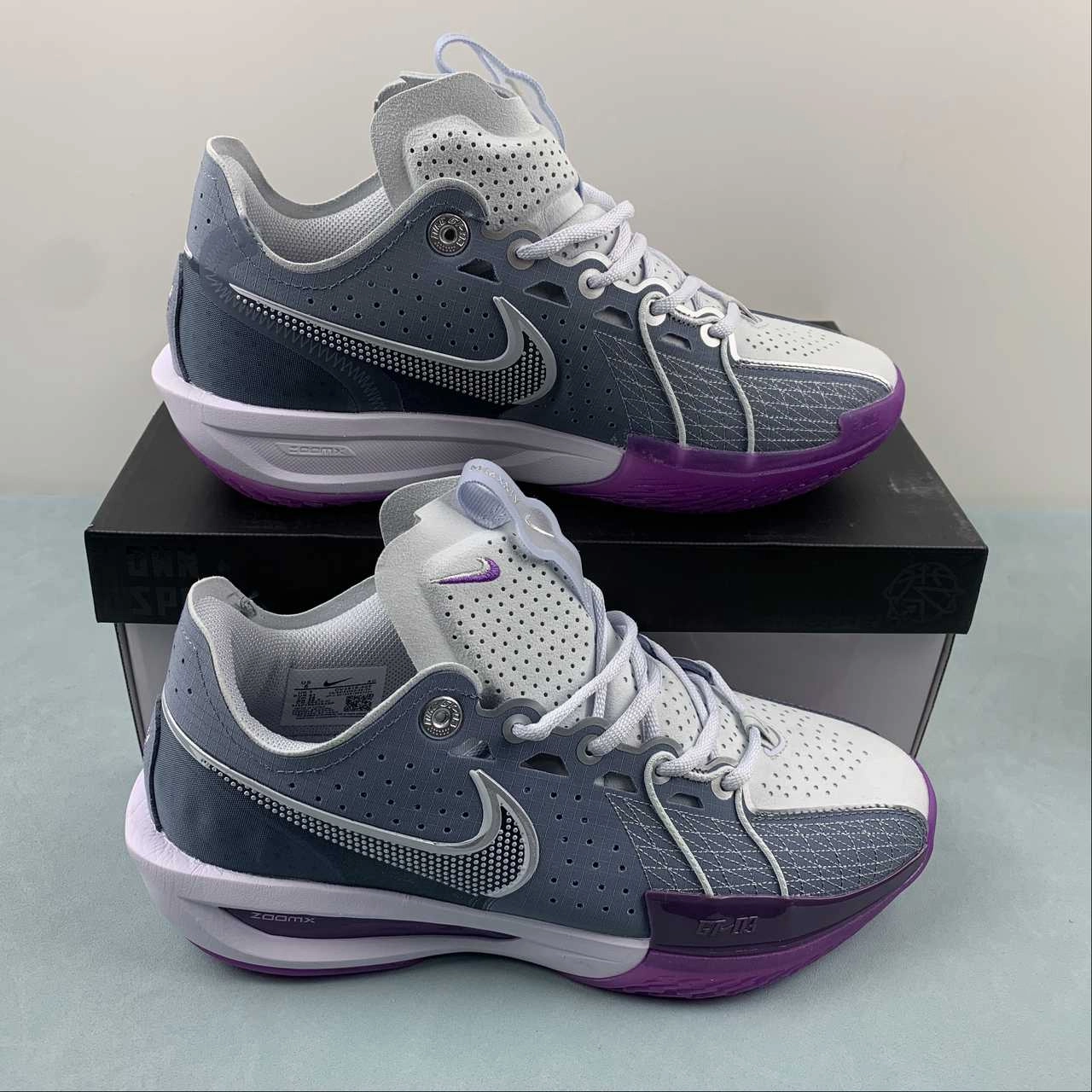 Air Zoom G.T. Cut 3 EP Gray Purple DV2918-400 Insole Layer