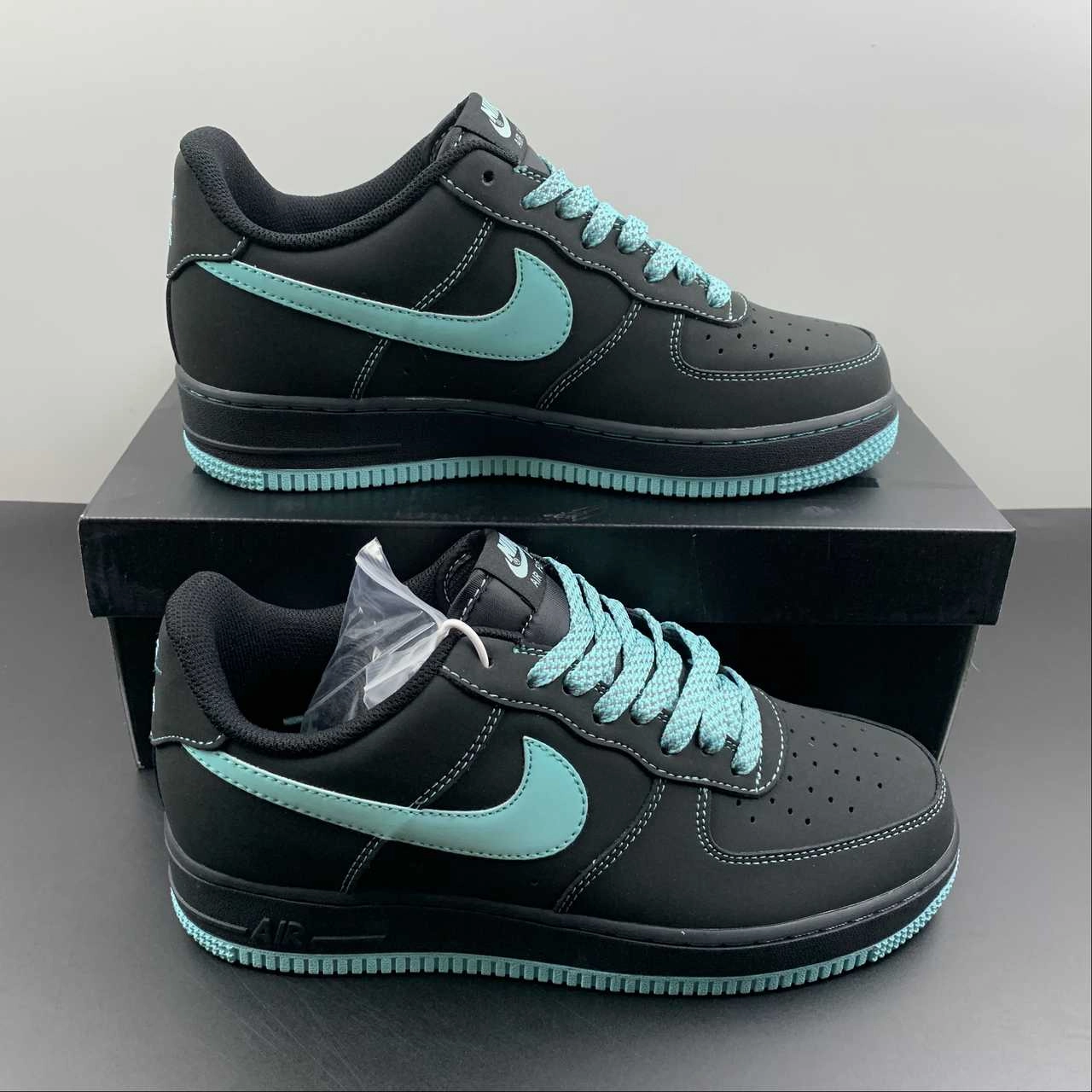 Air Force 1 07 Low Black Tiffany Bue DH5696-226 Cafe Style