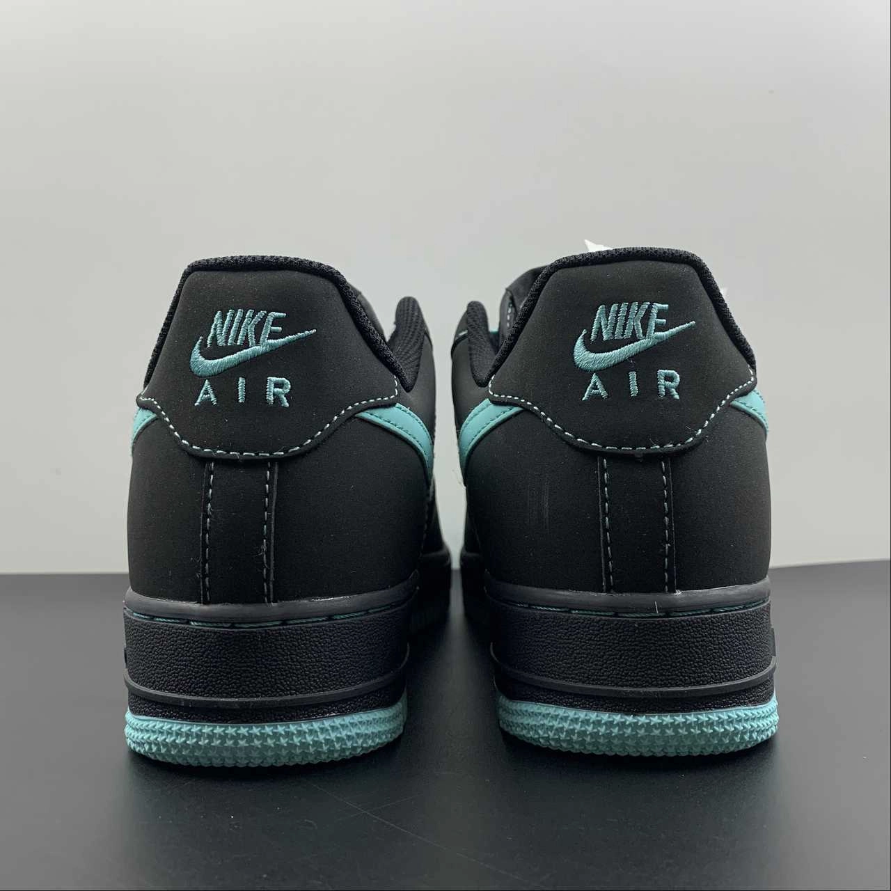 Platform Style Air Force 1 07 Low Black Tiffany Bue DH5696-226
