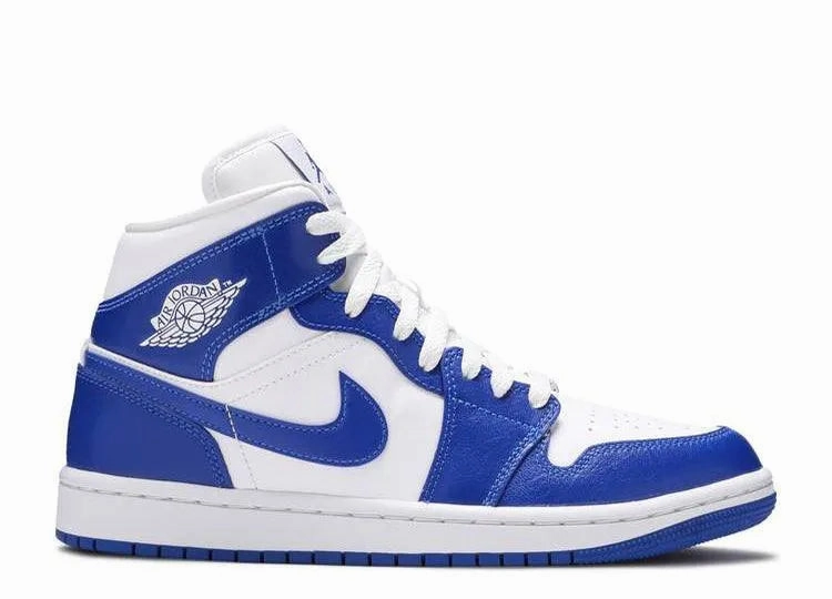 Breathability Enhanced Hyperbolic Lasting Air Jordan 1 Mid Kentucky Blue (W)
