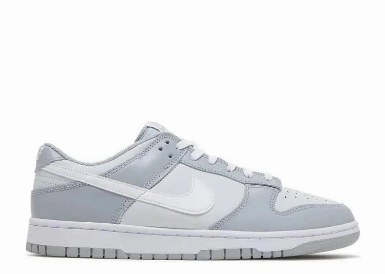 Collared Ankle Padding Nike Dunk Low Two Tone Grey