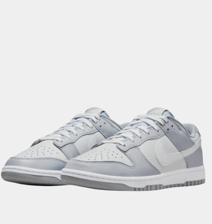 Nike Dunk Low Two Tone Wolf Grey Compression Molded Foam Supportive Wear