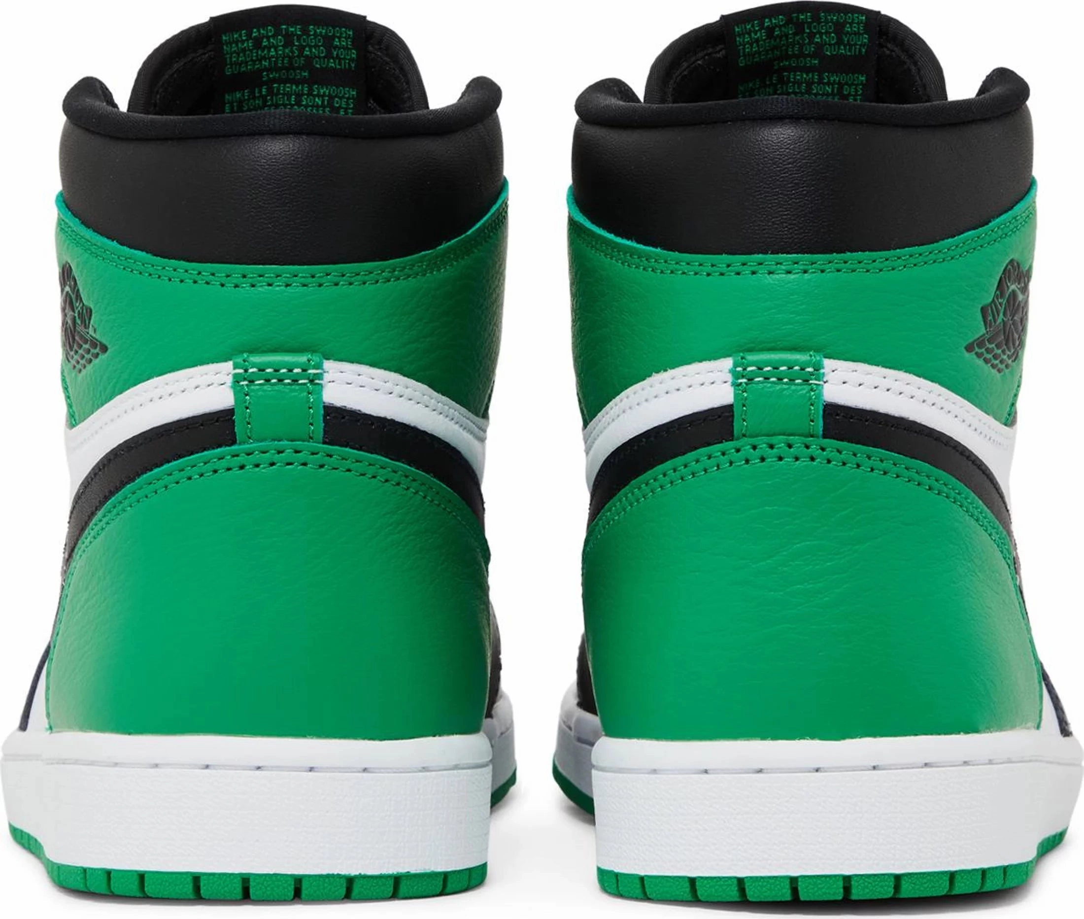 All Day Comfort Tech Quiet Step Nike Jordan 1 High Lucky Green