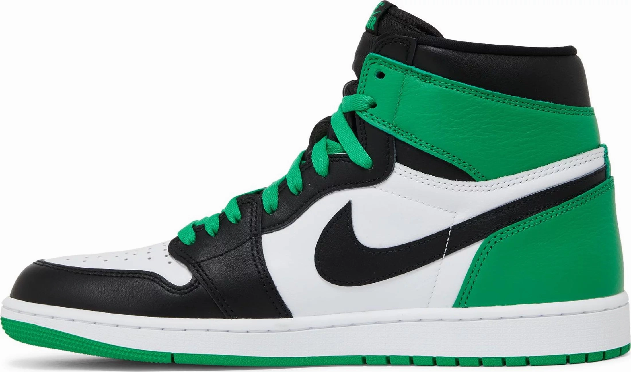 Adaptive Cushioning Tech Minimalist Design Nike Jordan 1 High Lucky Green