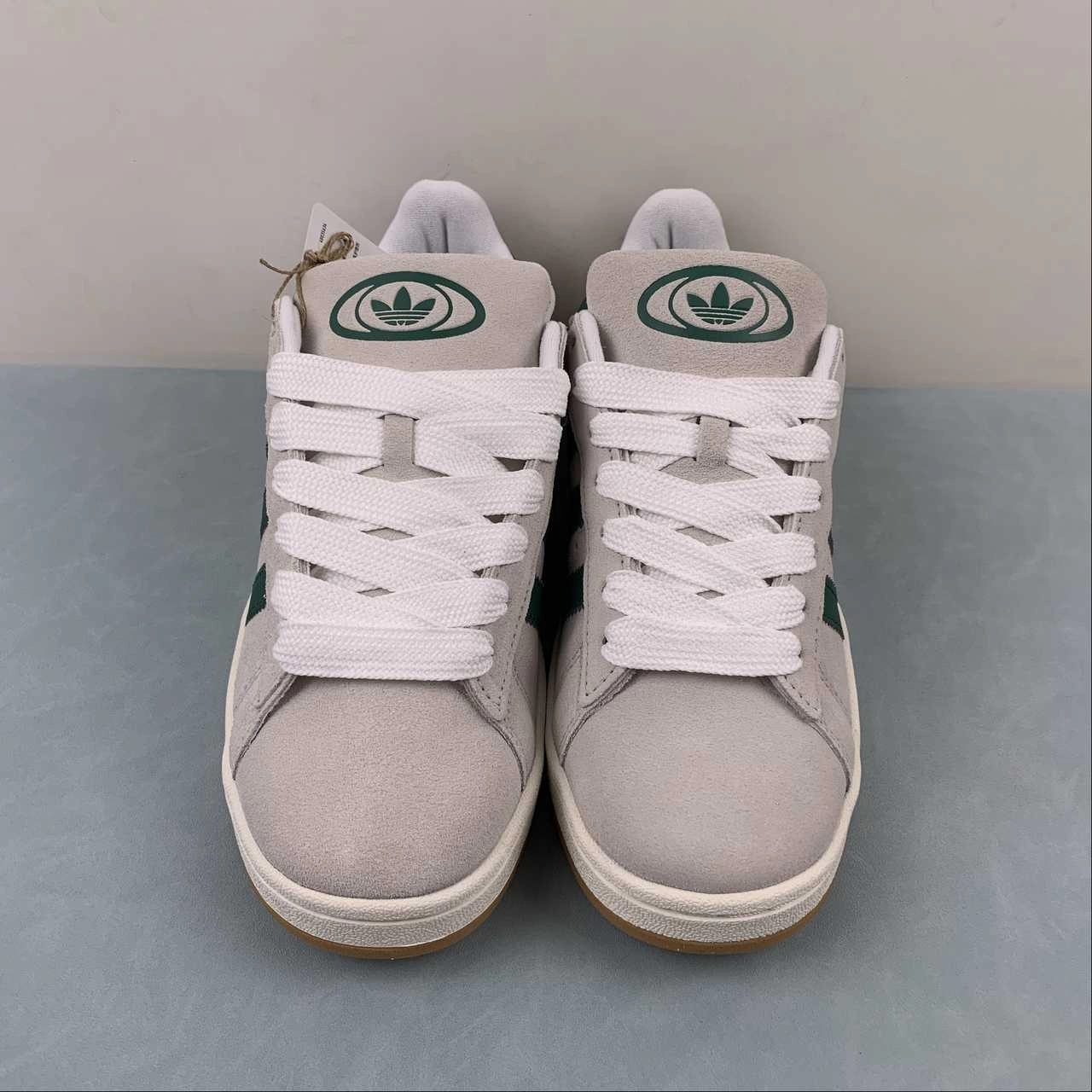 Adidas Campus 00s Crystal White Dark Green Off White GY0038 Throw Hike Quick   Drying