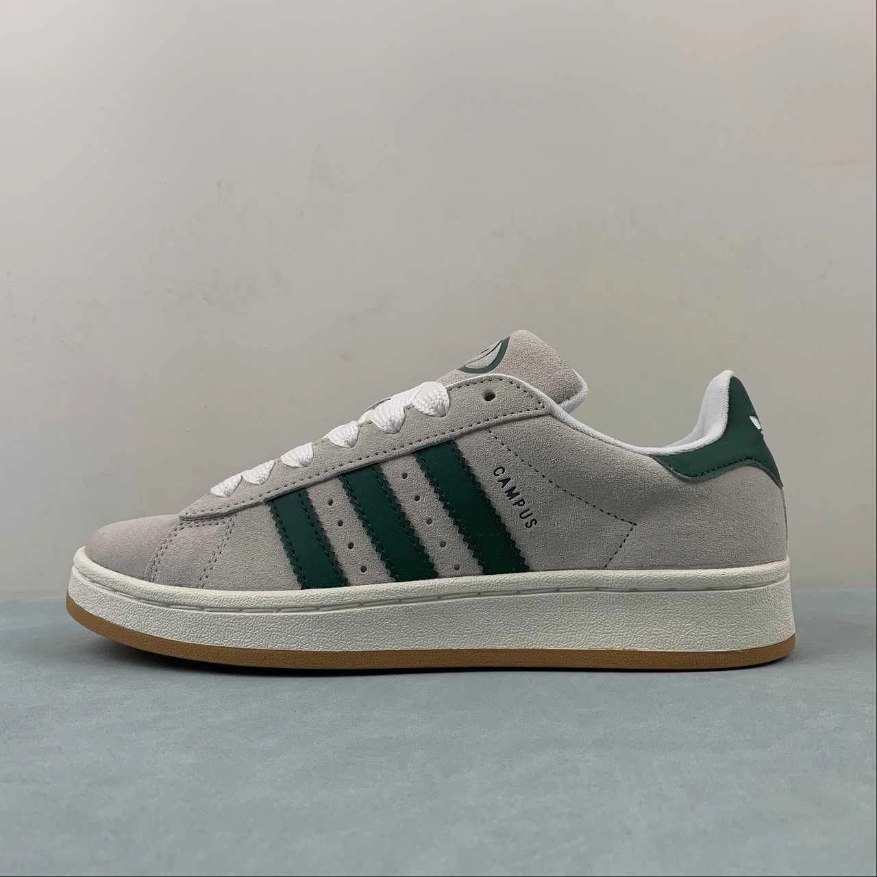Adidas Campus 00s Crystal White Dark Green Off White GY0038 Home Style