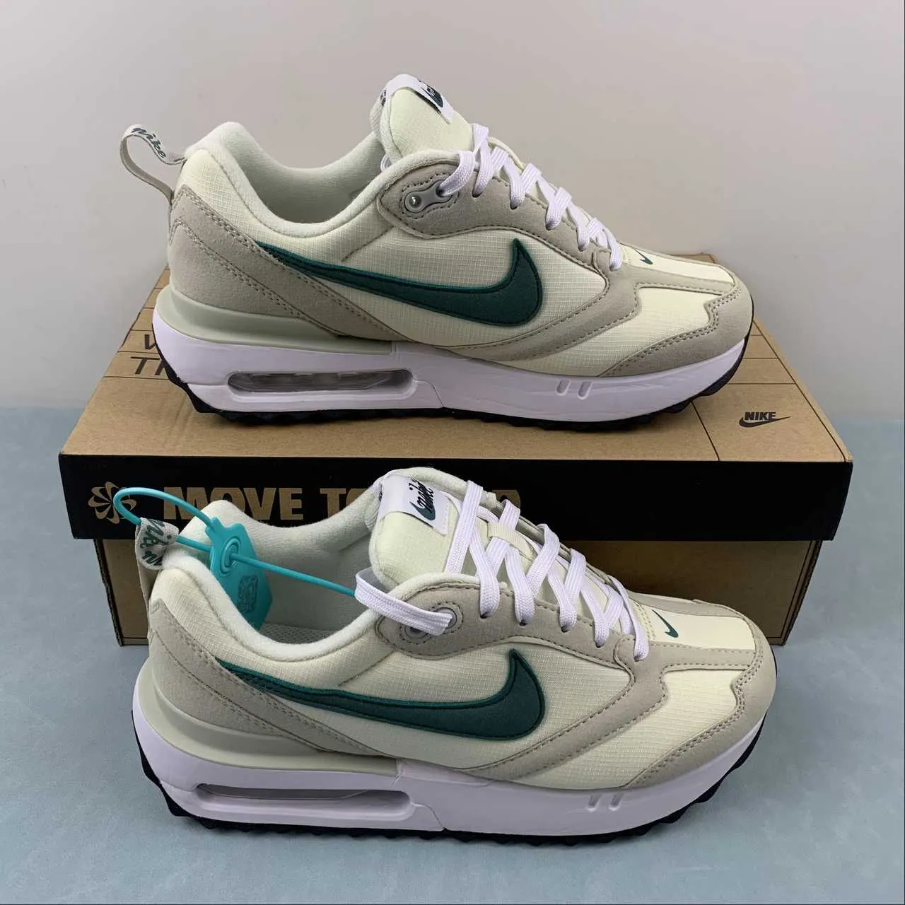 Air Max Dawn Coconut Milk Bicoastal FD9916-131 evening jog lateral - support - stability shoes