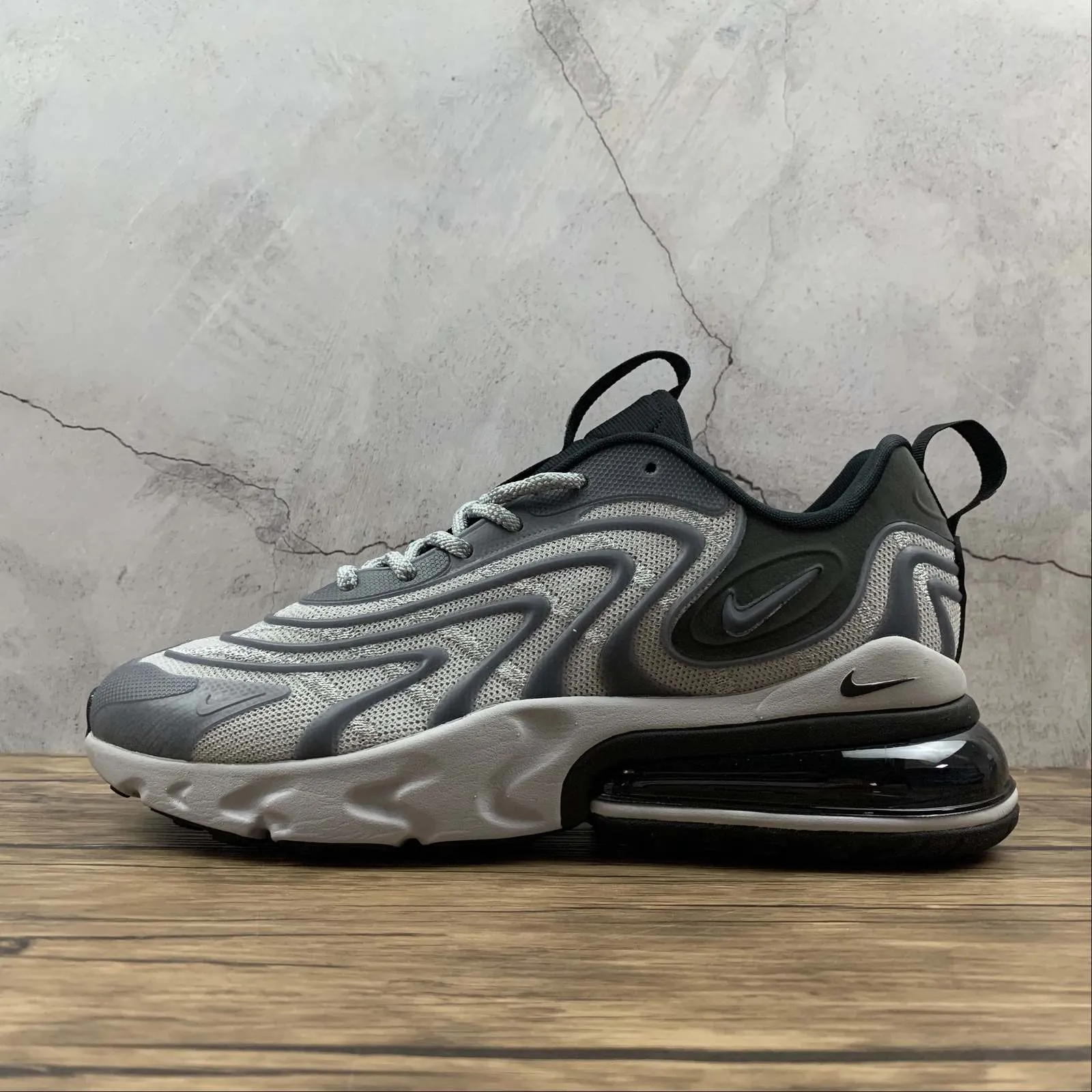 Air Max 270V3 Black Tech Dark LT Grey Noctilucent CD0118-900 maximalist running shoes impact - resistant midsole shoes