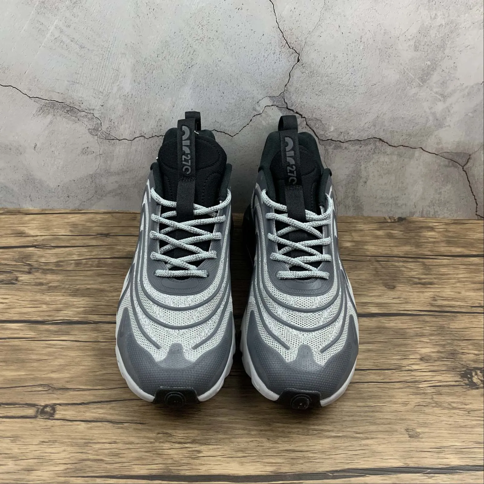 men Air Max 270V3 Black Tech Dark LT Grey Noctilucent CD0118-900