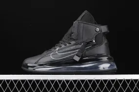 High Top Style Breathable fabric Air Max 720 Saturn Black Dark Gray AO2110-001