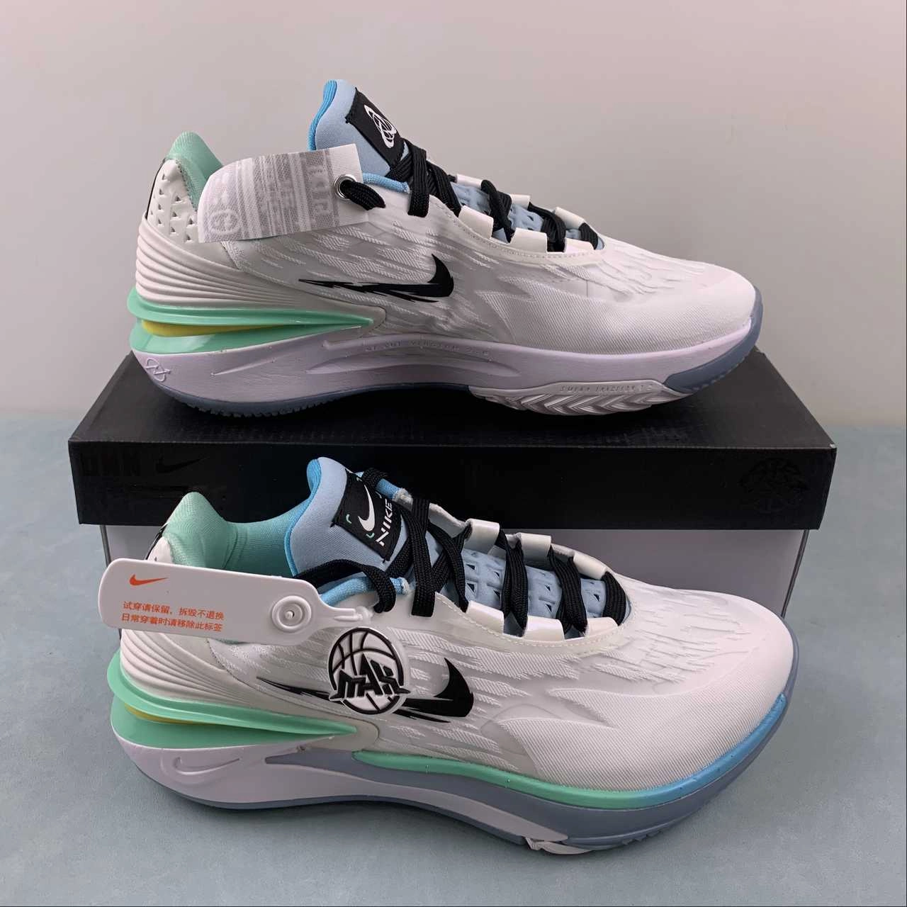 Air Zoom G.T. Cut 2 Light Menta Opti Yellow Phantom Baltic Blue FJ7063-103 Stable Design Uppers are built to stay supportive over time