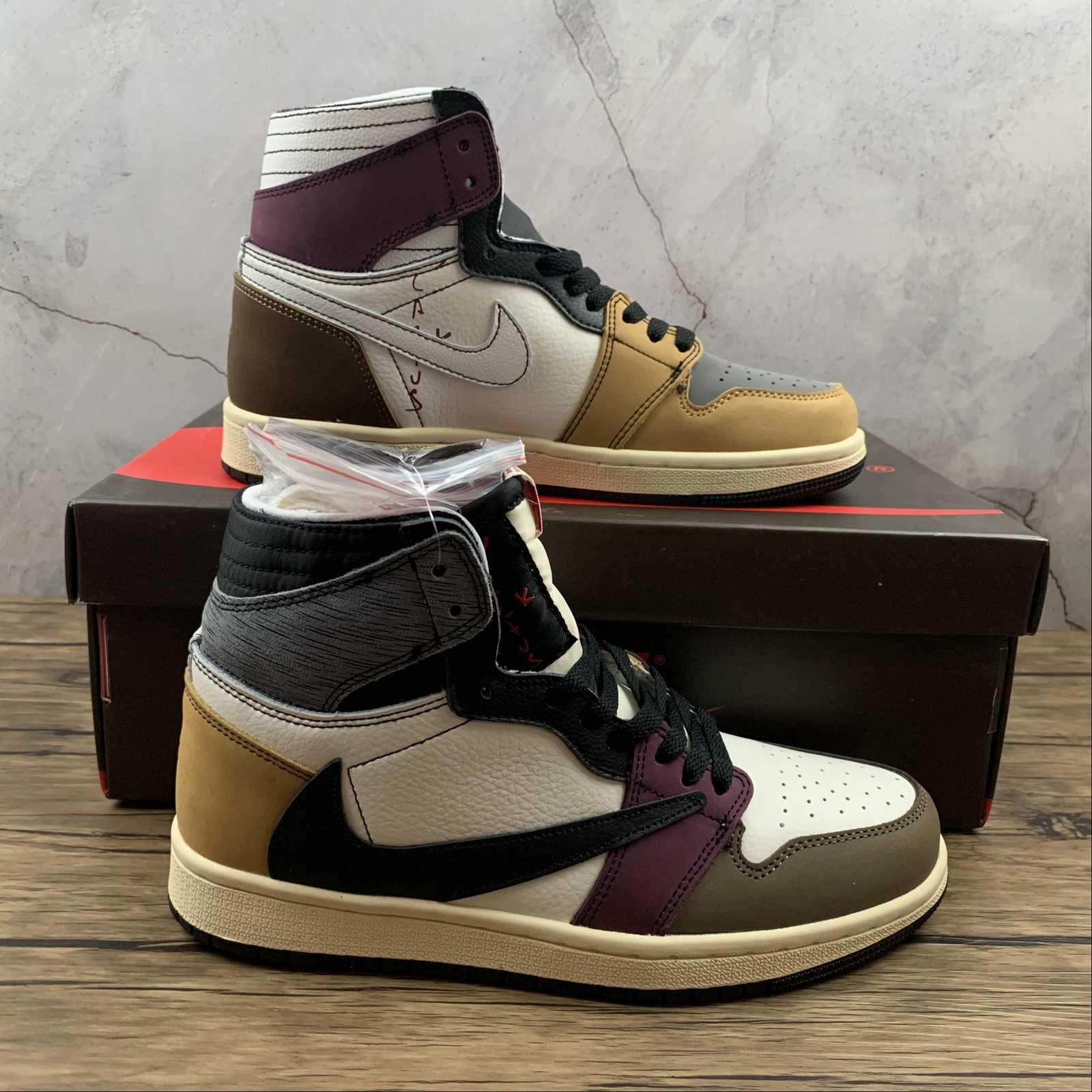 Air Jordan 1 High OG TS White Orange Yellow (2021) CD4487-101 zipper Weekend Chill