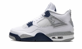 Softness LaceUpDesign Air Jordan 4 Retro Midnight Navy