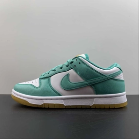Flexible Relaxed shock absorption SB Dunk Low White Turquoise Green Orange DV2190-100