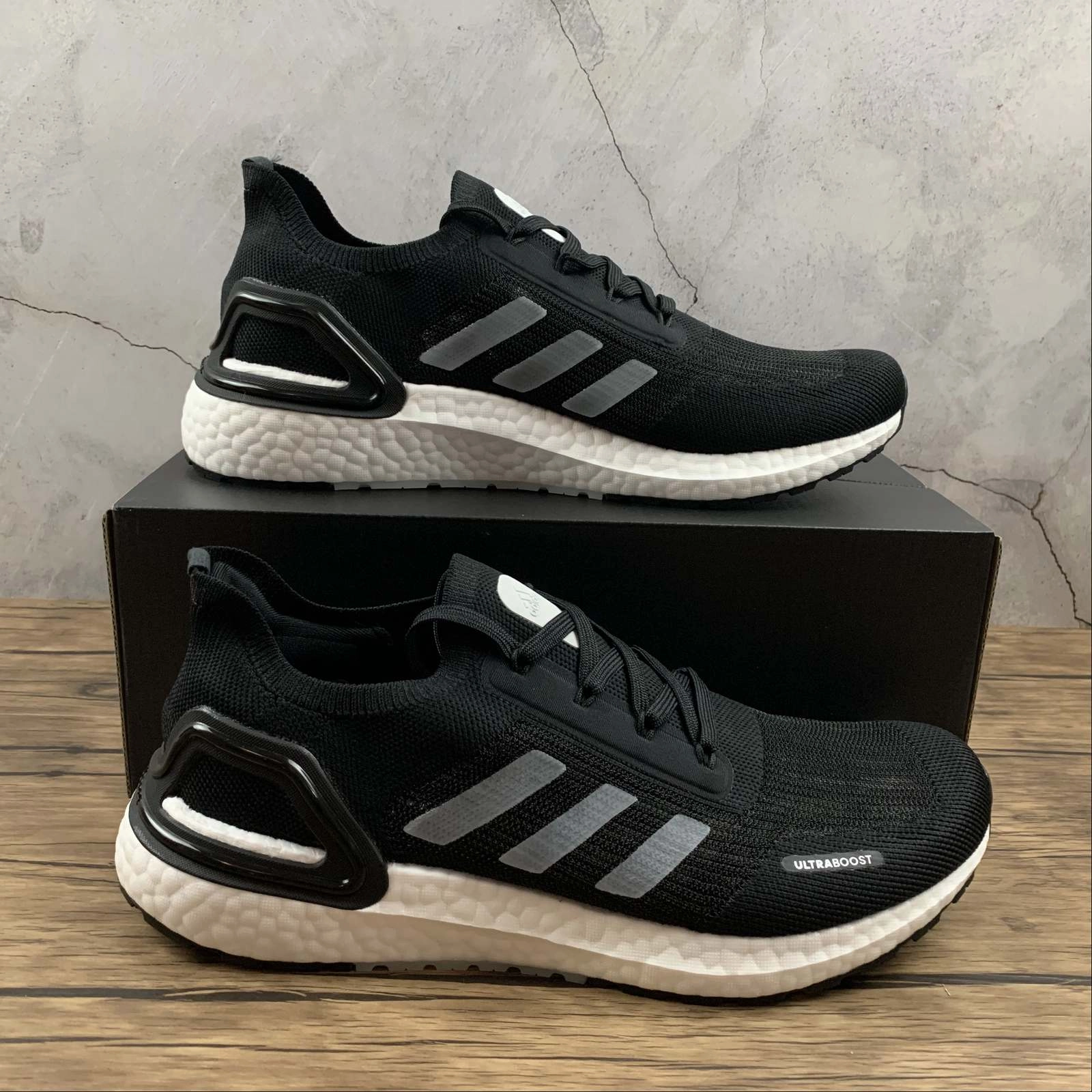 Plush Cushion Relax Mode Adidas UltraBoost S.RDY Black and White FY3474