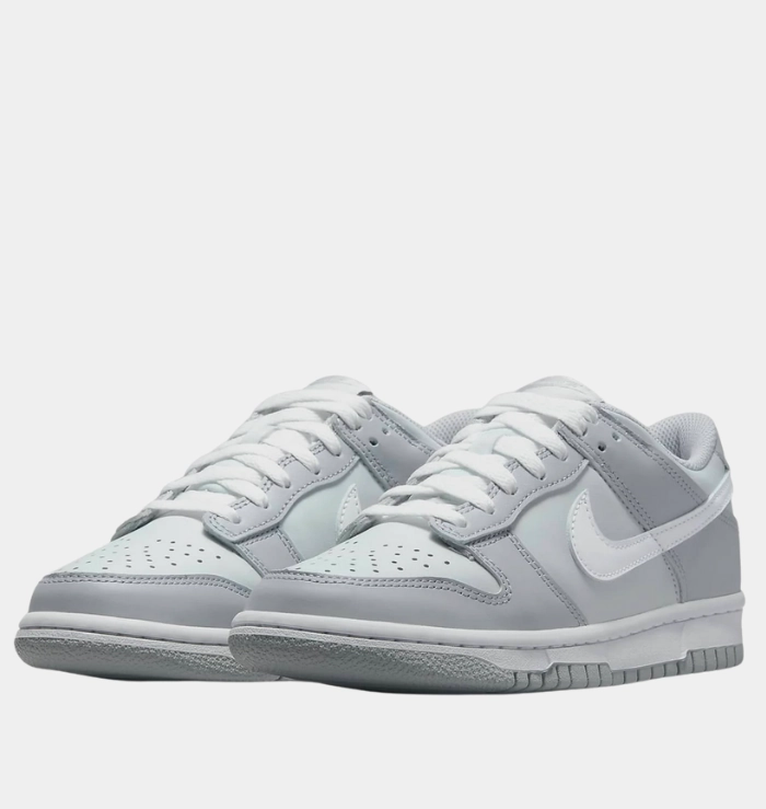Neutral Walk Traction Optimized Grip Nike Dunk Low Two-Toned Grey (GS)