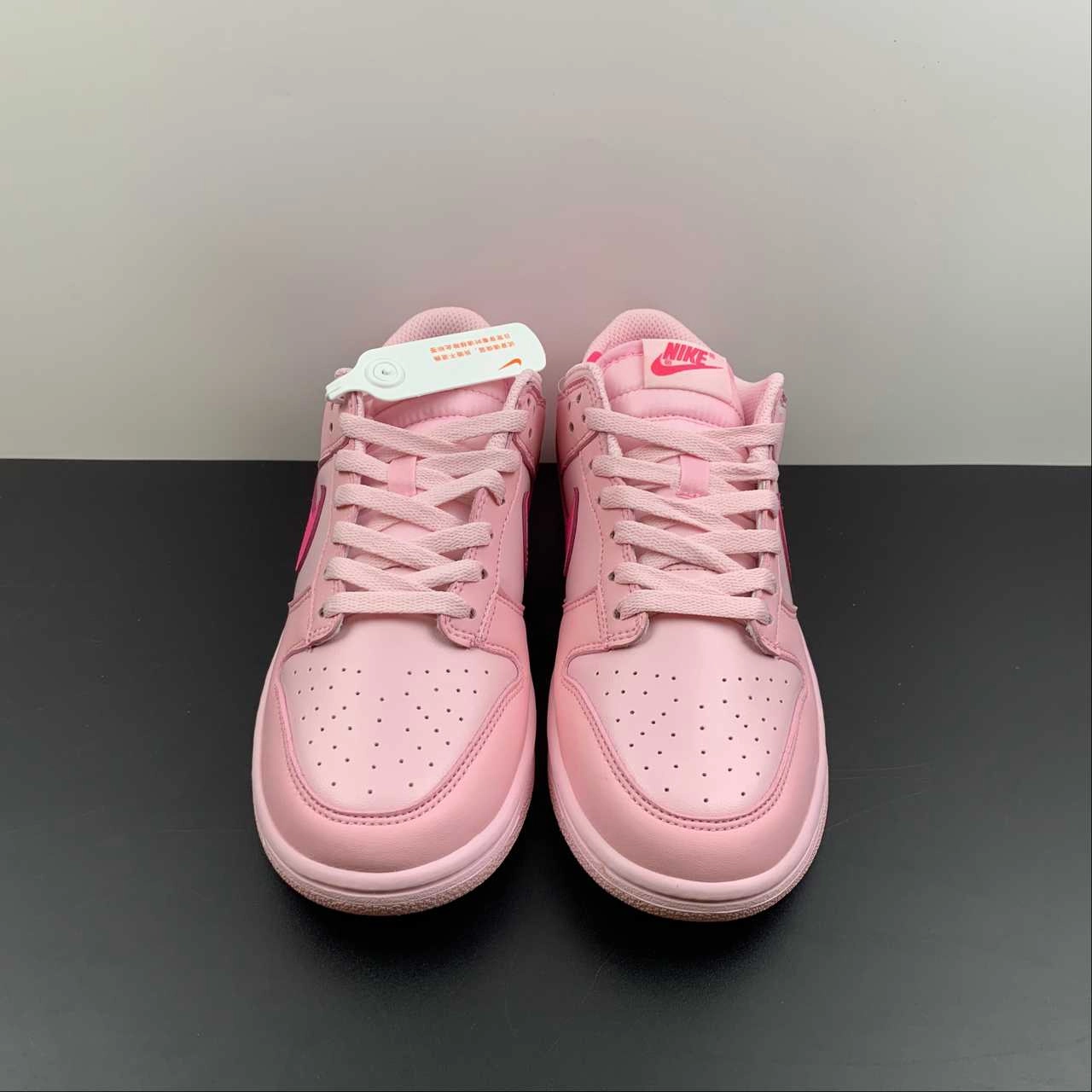 SB Dunk Low PS Triple Pink DH9756-600 Adjustable Strap