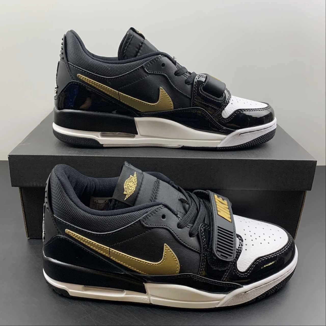 Air Jordan Legacy 312 Low Black Gold CD7069-071 Enhanced Traction