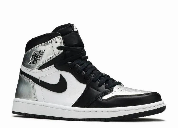 Water   Resistant Dirt Walk Air Jordan 1 High Silver Toe (W)