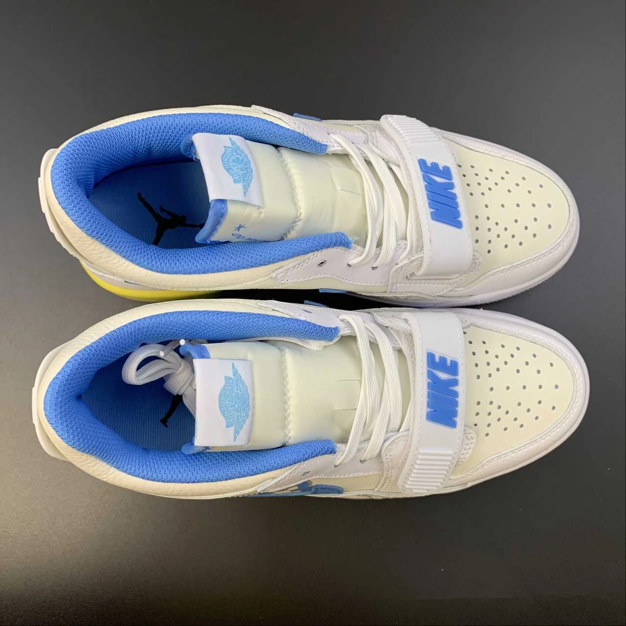 Air Jordan Legacy 312 Low University Blue White FJ7223-141 Lace Up Design Comfort Ventilation