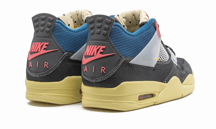 Air Jordan 4 Retro Union Off Noir LaceUpDesign Seam Free Interior