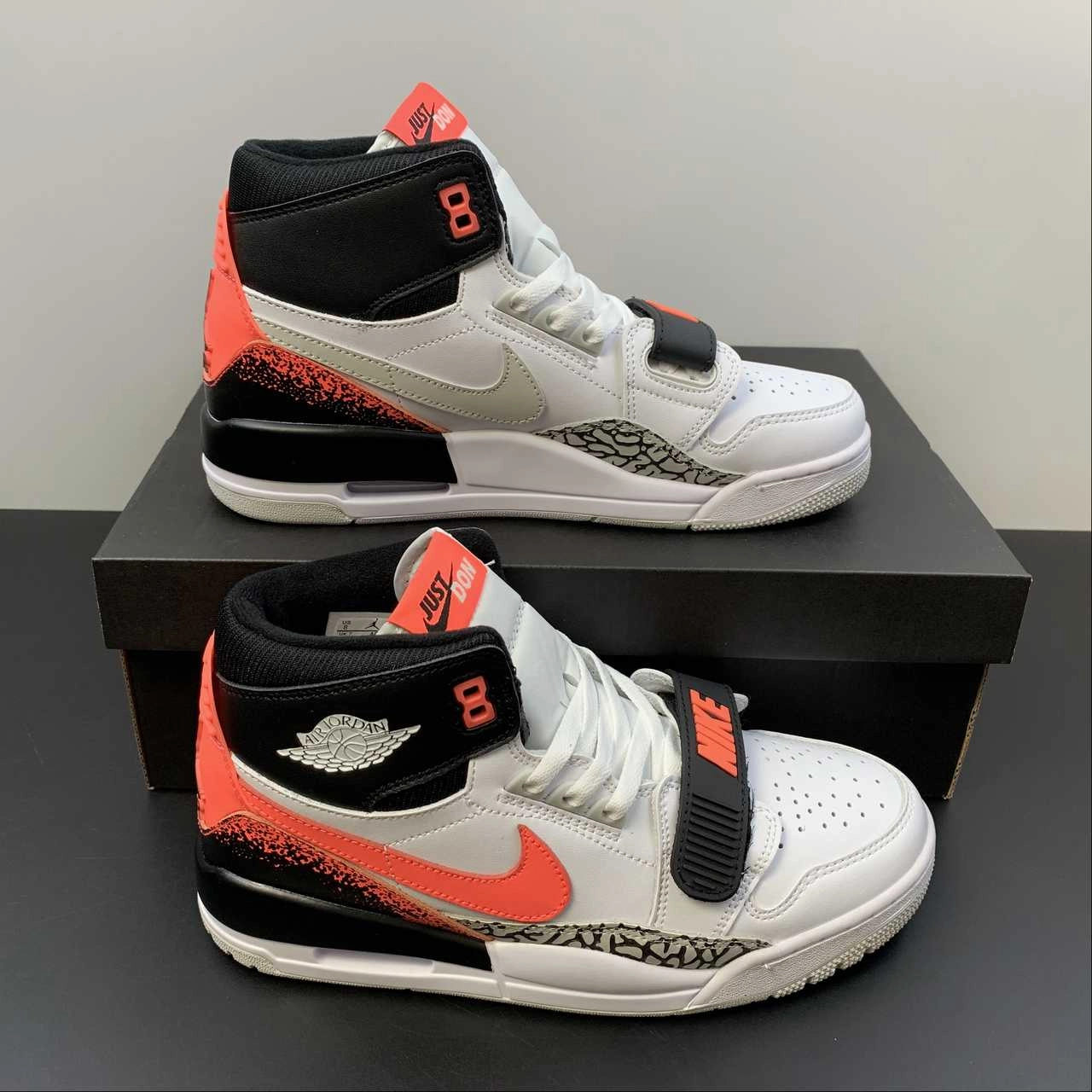 Smooth Sole Performance Lace Lock Air Jordan Legacy 312 High Tech Challenge 2 Hot Lava Black Zen Grey AQ4160-108