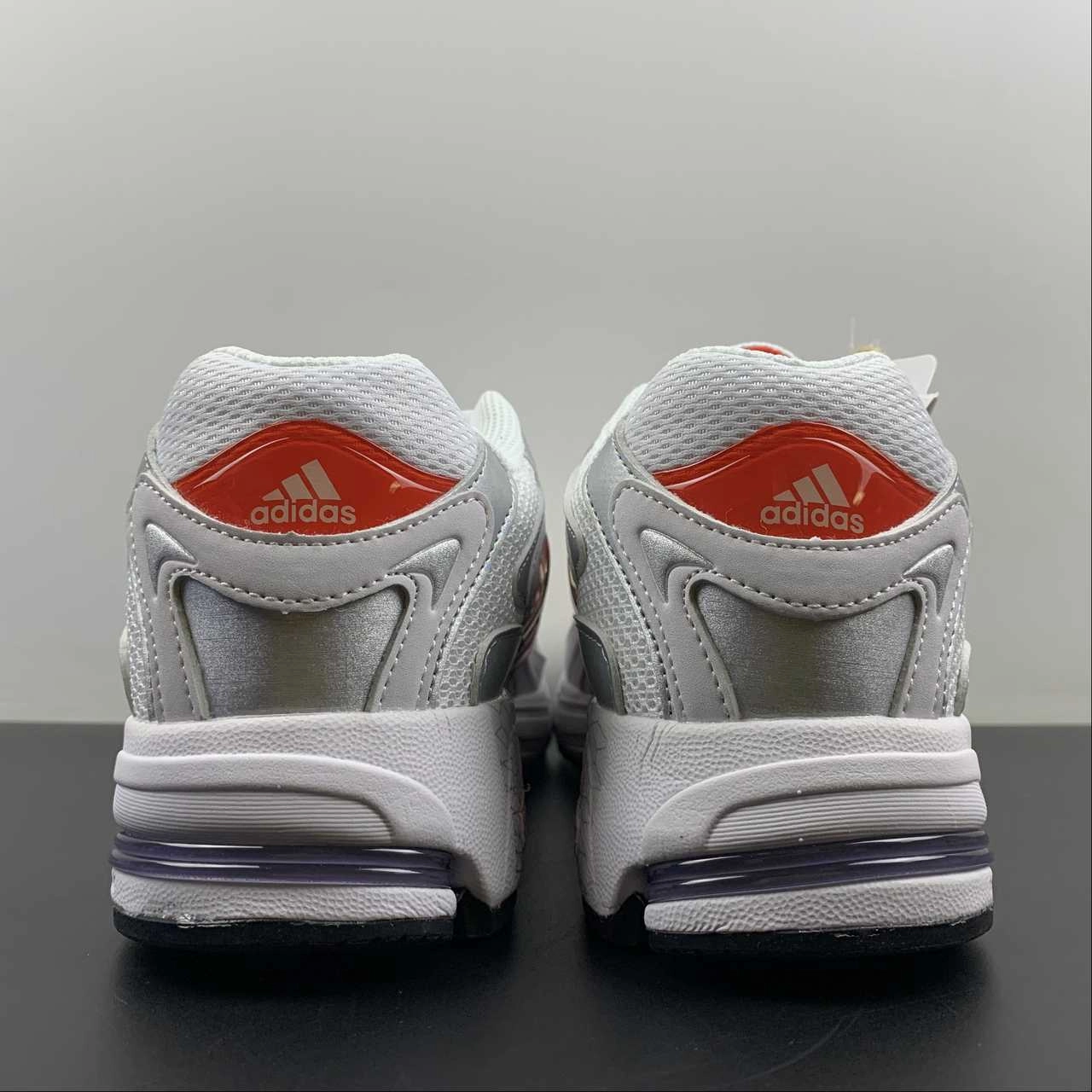 Adidas Response CL White Red Silver running - safety cartoon - themed running shoes