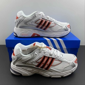 short - distance suitable personalized - fit - customization shoes Adidas Response CL White Red Silver