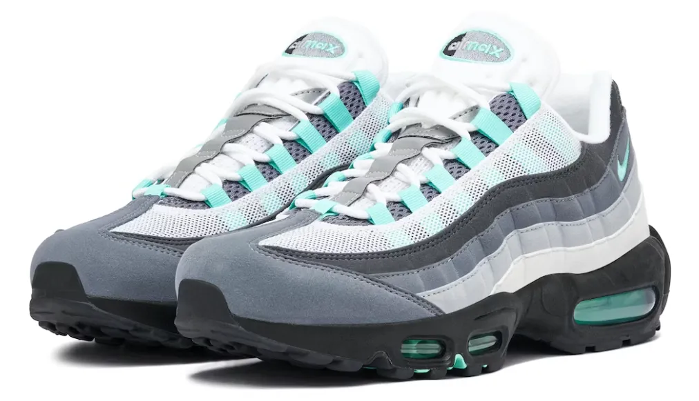 NIKE AIR MAX 95 TURQUOISE outdoor running option religious - event running gear