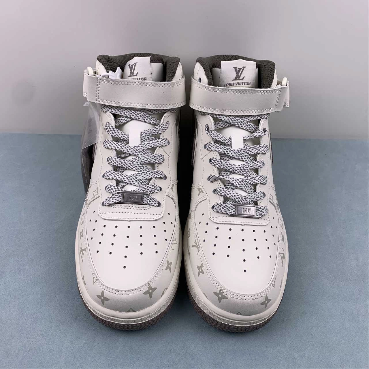 Air Force 1 07 Mid LV Off White Grey DV9988-300 Walking Essential evening walk