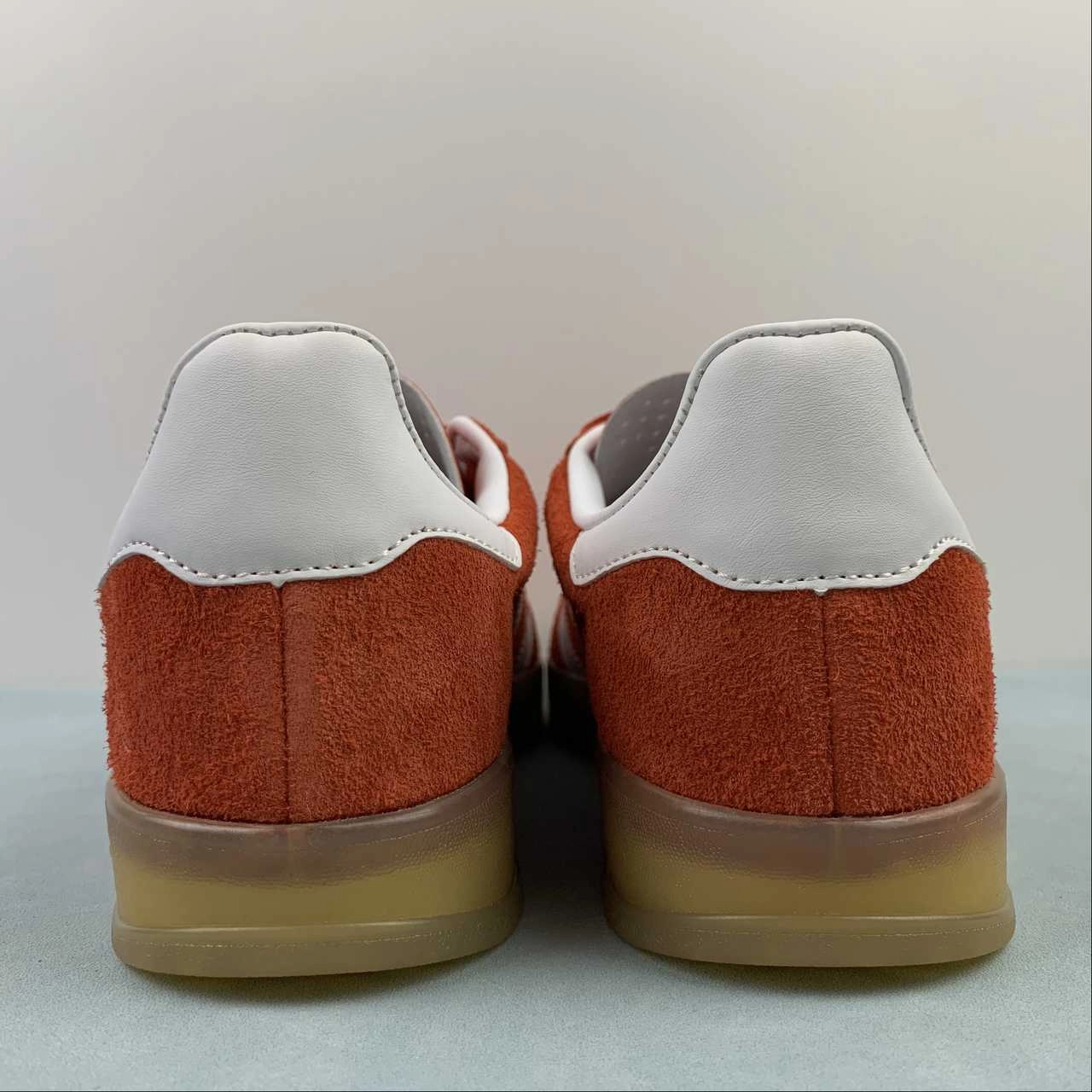 Adidas Gazelle Indoor Bold Orange White Gum HQ8718 Comfort Tech