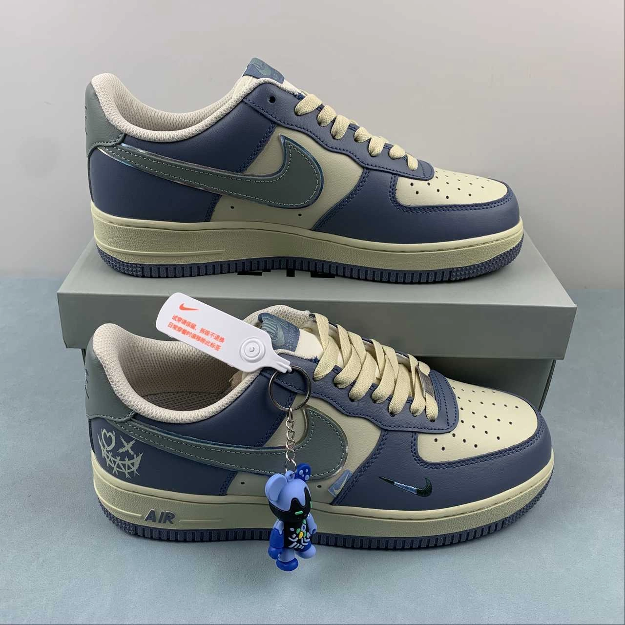 Style Basic Air Force 1 07 Low Clown Blue White XL2312-333